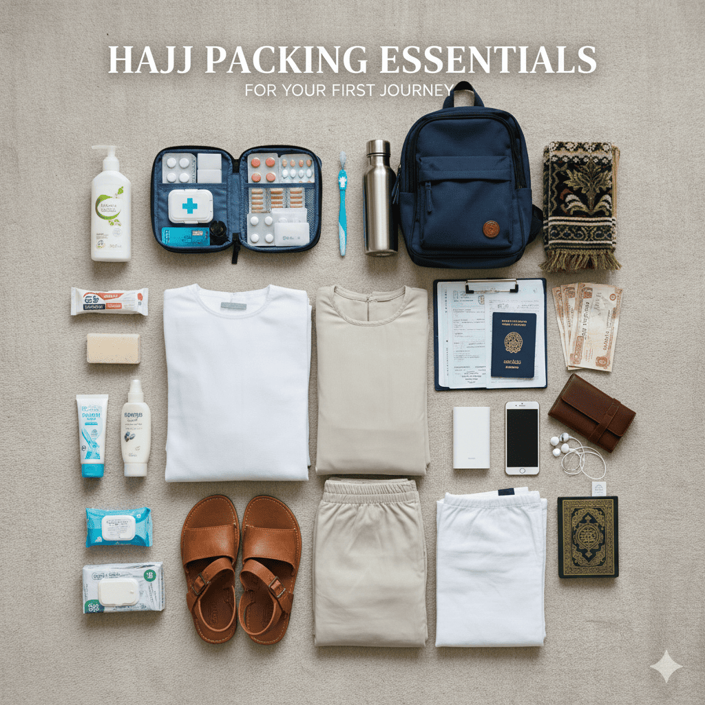 Hajj Packing List Essentials for First-Time Pilgrims