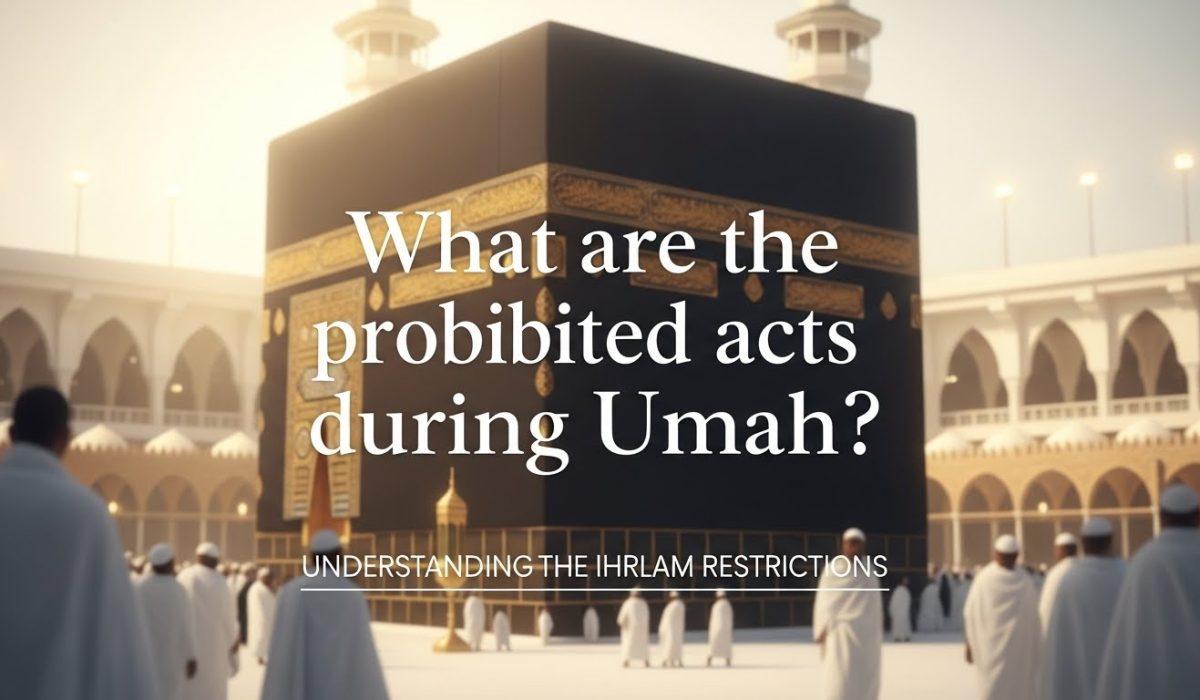 হরাম অবস্থায় কোন কাজগুলো নিষিদ্ধ—চুল/নখ কাটা, সুগন্ধি, মাথা ঢেকে রাখা, সেলাই করা পোশাক, ঘনিষ্ঠতা ও প্রাণী হত্যা—সব নিয়ম সহজ ব্যাখ্যাসহ