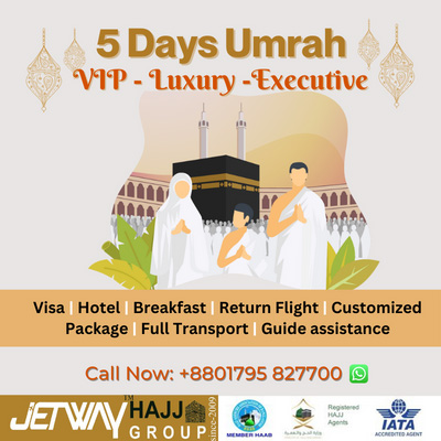 5 Days Umrah Package 2023